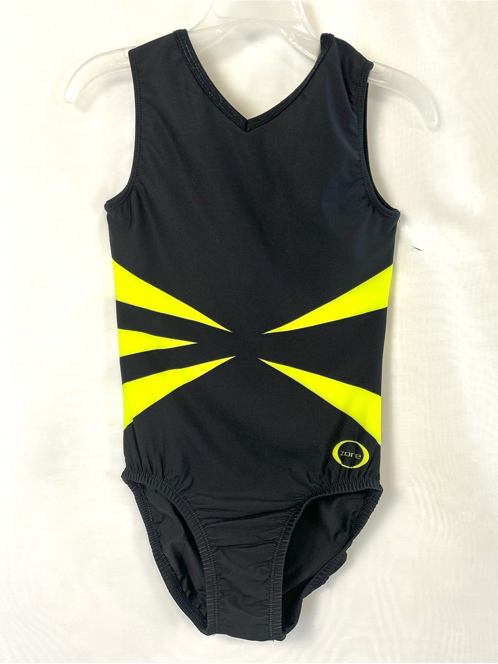 New Ozone Omega Gymnastics Dance Sleeveless Cross back Leotard / Size YL